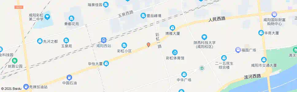 咸阳火电三公司_公交站地图_咸阳公交_妙搜公交查询2025