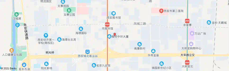 咸阳雅荷花园_公交站地图_咸阳公交_妙搜公交查询2025
