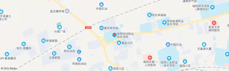 咸阳财经学院_公交站地图_咸阳公交_妙搜公交查询2025