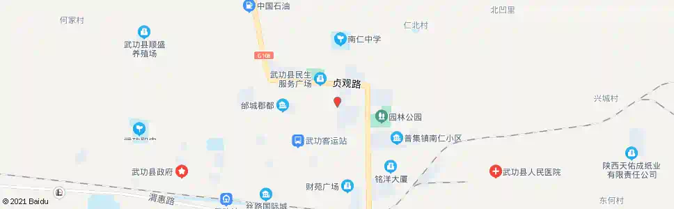 咸阳新兴路十字(民生路)_公交站地图_咸阳公交_妙搜公交查询2025