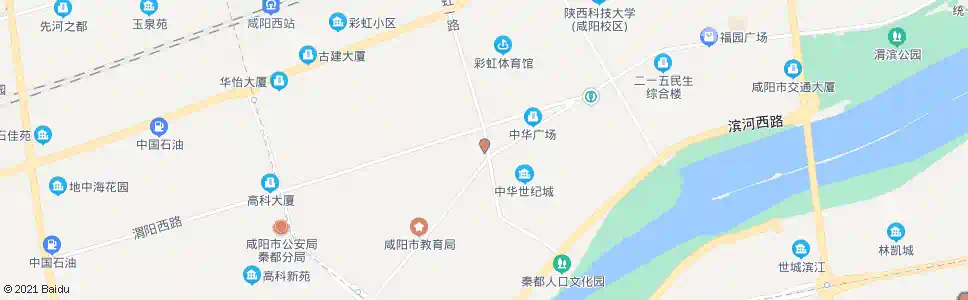 咸阳中华十字_公交站地图_咸阳公交_妙搜公交查询2025
