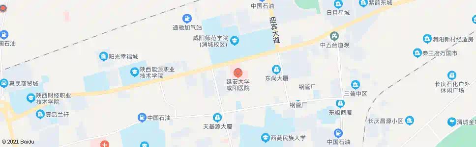 咸阳省水电医院_公交站地图_咸阳公交_妙搜公交查询2025