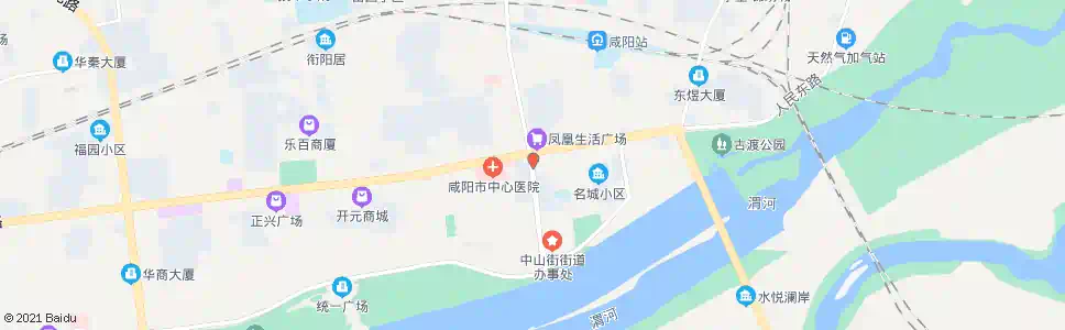咸阳北门口_公交站地图_咸阳公交_妙搜公交查询2025