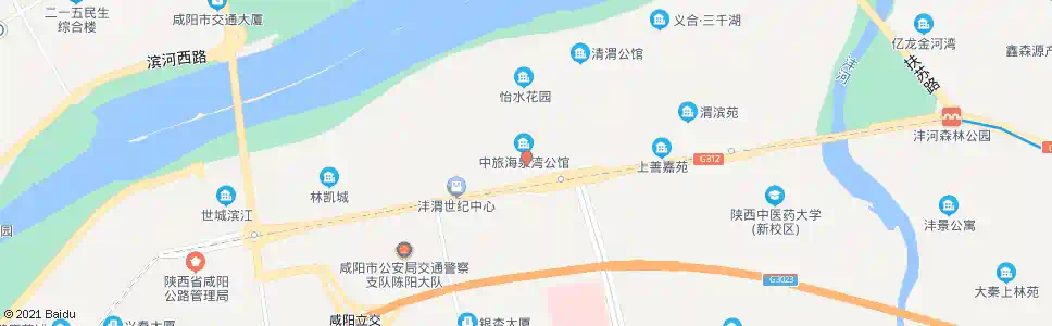 咸阳海泉湾_公交站地图_咸阳公交_妙搜公交查询2025