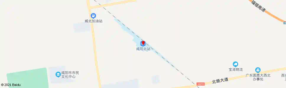 咸阳康复路北口_公交站地图_咸阳公交_妙搜公交查询2025