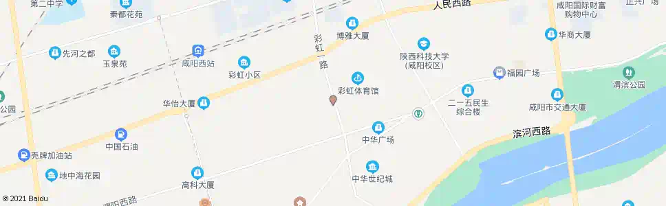 咸阳彩虹厂_公交站地图_咸阳公交_妙搜公交查询2025
