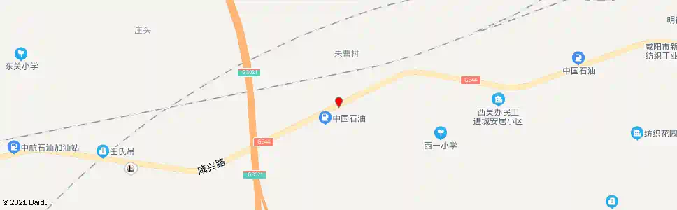 咸阳朱曹村_公交站地图_咸阳公交_妙搜公交查询2025