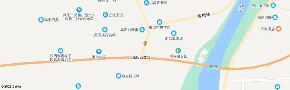 咸阳尤家庄_公交站地图_咸阳公交_妙搜公交查询2025