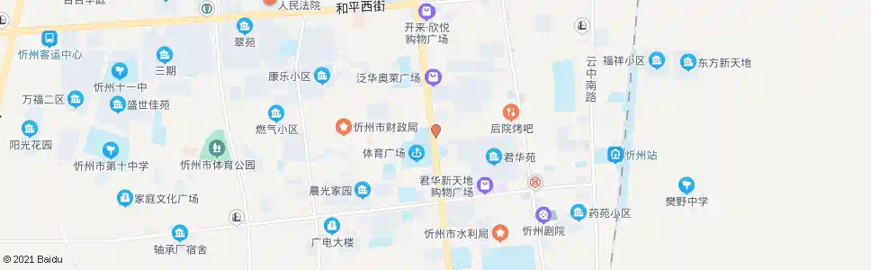 忻州西门坡_公交站地图_忻州公交_妙搜公交查询2025