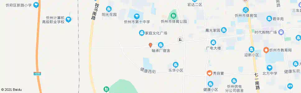 忻州轴承厂_公交站地图_忻州公交_妙搜公交查询2025