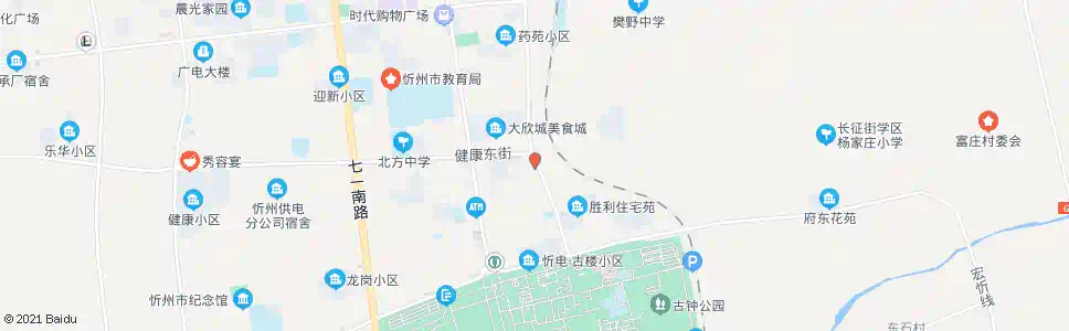 忻州三角道_公交站地图_忻州公交_妙搜公交查询2025