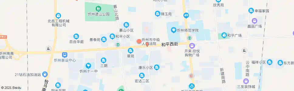 忻州建设路口_公交站地图_忻州公交_妙搜公交查询2025