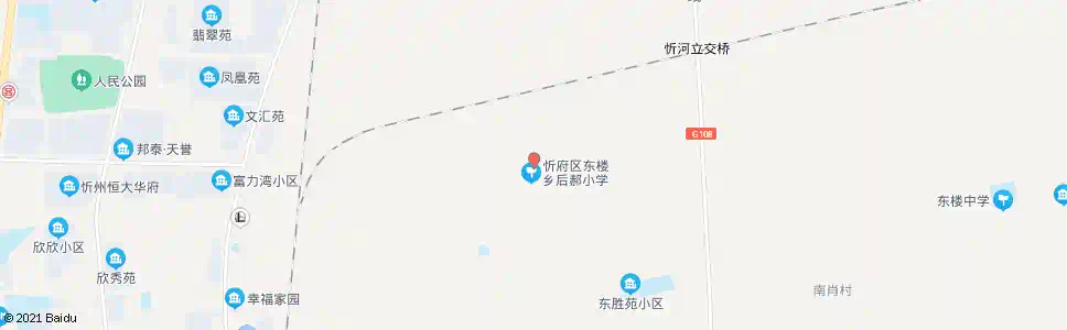 忻州后郝村_公交站地图_忻州公交_妙搜公交查询2025