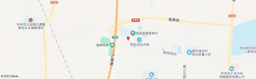 忻州区职工培训中心_公交站地图_忻州公交_妙搜公交查询2025