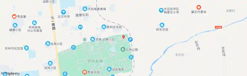忻州新世纪小区_公交站地图_忻州公交_妙搜公交查询2025