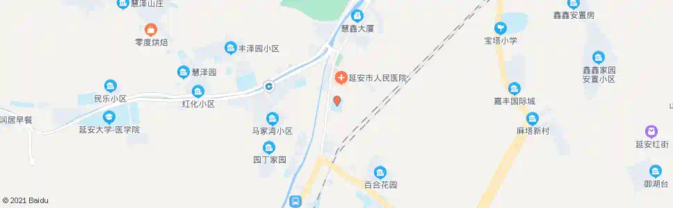 延安第三中学_公交站地图_延安公交_妙搜公交查询2025