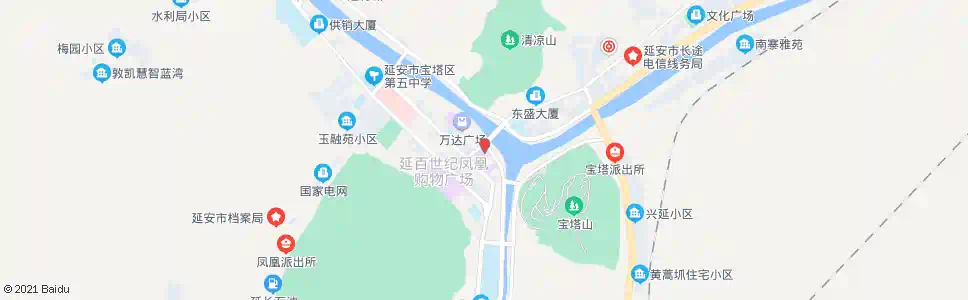 延安百货大楼_公交站地图_延安公交_妙搜公交查询2025