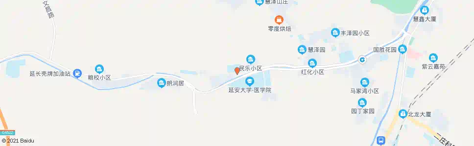 延安四中_公交站地图_延安公交_妙搜公交查询2025