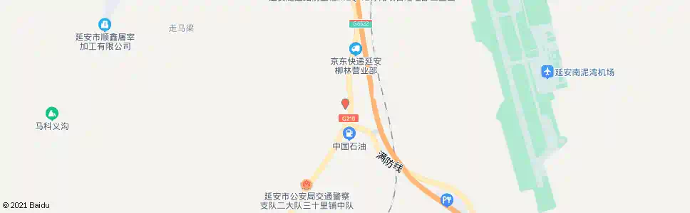 延安南三十里铺_公交站地图_延安公交_妙搜公交查询2025