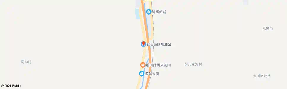 延安高坡加油站_公交站地图_延安公交_妙搜公交查询2025