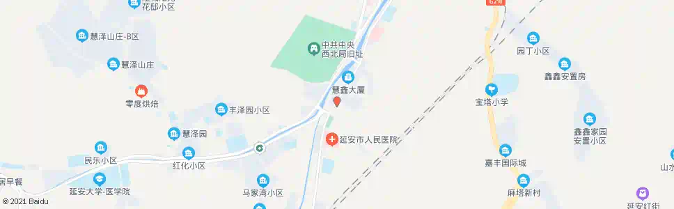 延安市政养护处_公交站地图_延安公交_妙搜公交查询2025