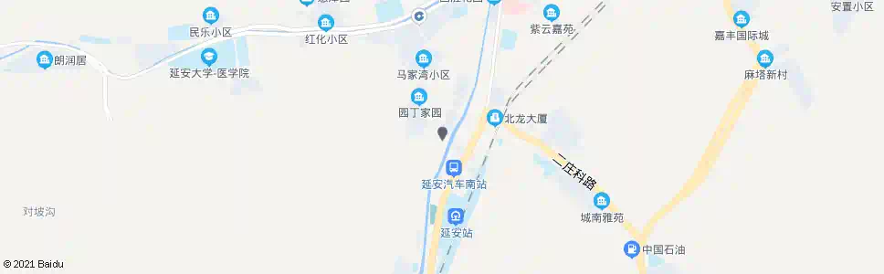 延安马家湾(七里铺小学)_公交站地图_延安公交_妙搜公交查询2025