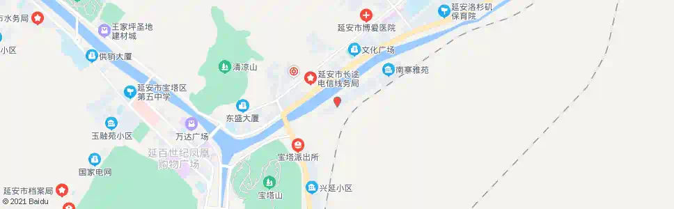 延安南寨砭小区_公交站地图_延安公交_妙搜公交查询2025