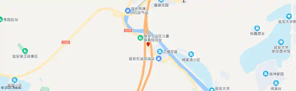 延安李家洼_公交站地图_延安公交_妙搜公交查询2025