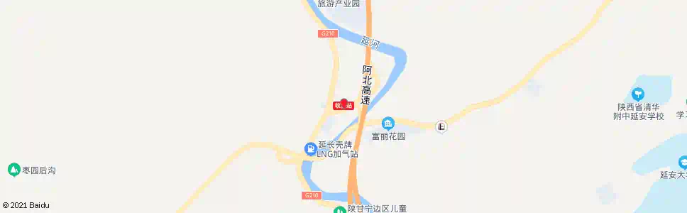 延安高速路口_公交站地图_延安公交_妙搜公交查询2025