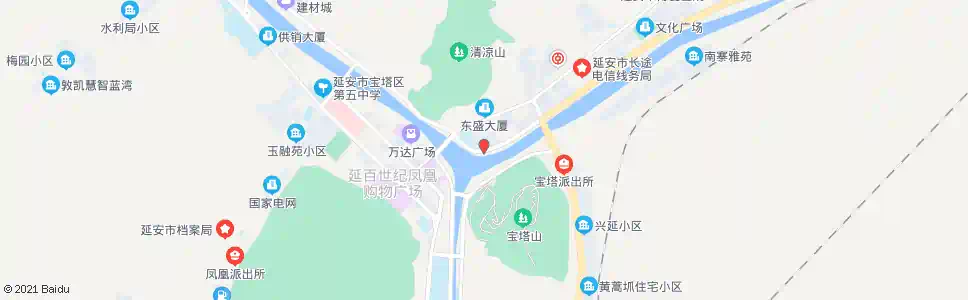 延安东关小学_公交站地图_延安公交_妙搜公交查询2025