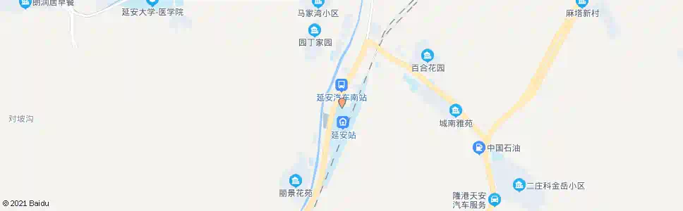 延安公厕_公交站地图_延安公交_妙搜公交查询2025