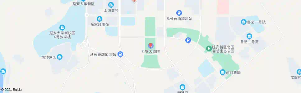 延安解放剧院_公交站地图_延安公交_妙搜公交查询2025