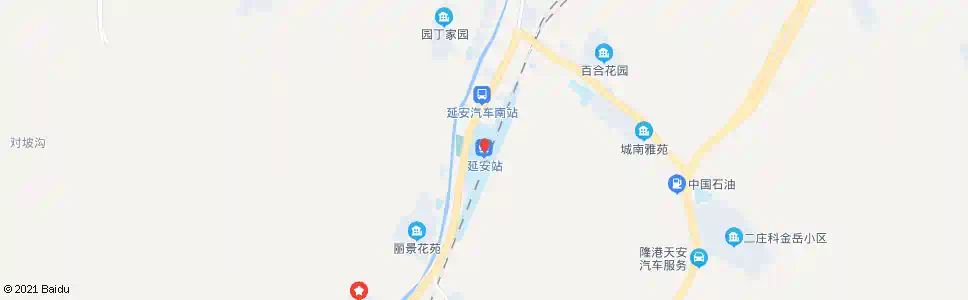延安燕沟_公交站地图_延安公交_妙搜公交查询2025
