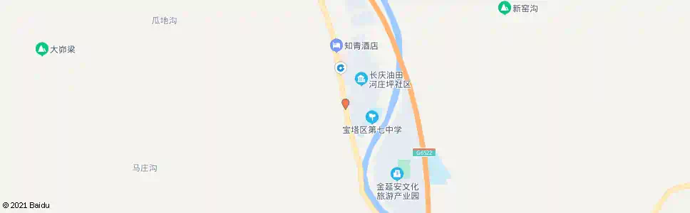 延安长庆小区_公交站地图_延安公交_妙搜公交查询2025