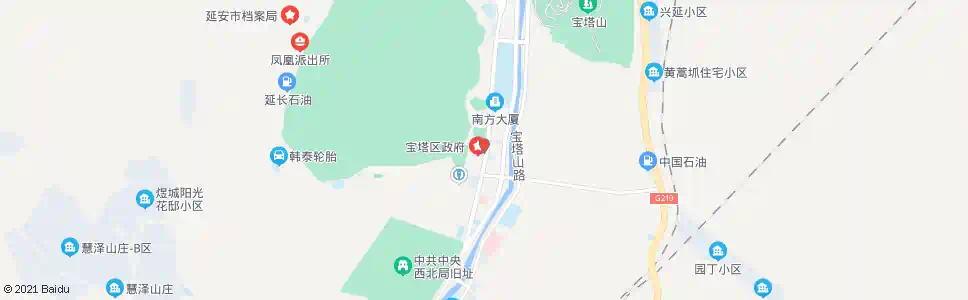 延安家属区_公交站地图_延安公交_妙搜公交查询2025