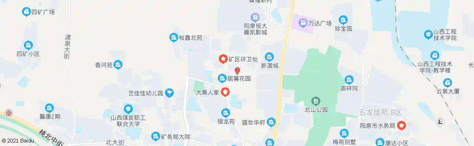 阳泉泉中花园(日化一厂)_公交站地图_阳泉公交_妙搜公交查询2025