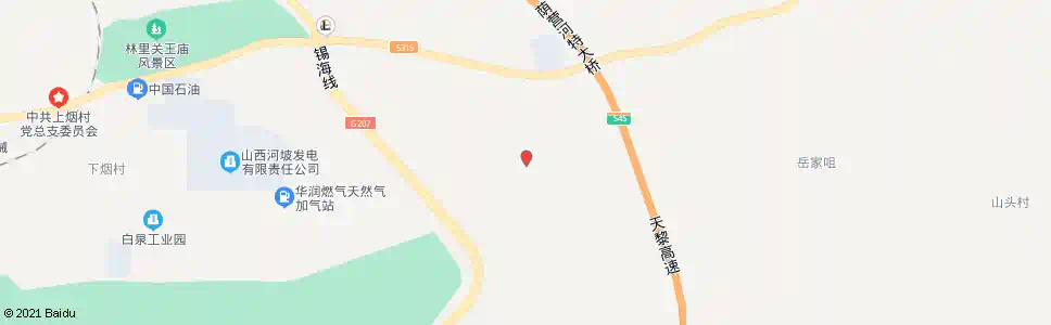 阳泉下白泉村_公交站地图_阳泉公交_妙搜公交查询2025