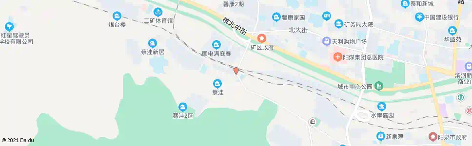 阳泉蔡洼_公交站地图_阳泉公交_妙搜公交查询2025
