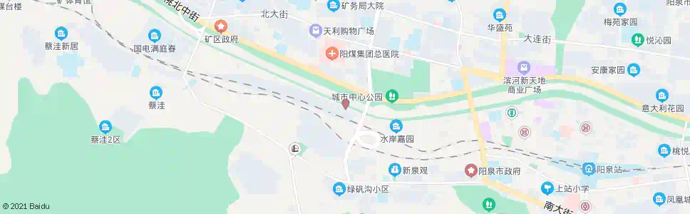阳泉洪城桥南_公交站地图_阳泉公交_妙搜公交查询2025