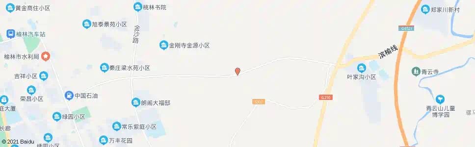 榆林跳沟村_公交站地图_榆林公交_妙搜公交查询2025