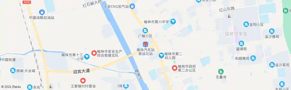 榆林长途汽车北站_公交站地图_榆林公交_妙搜公交查询2025
