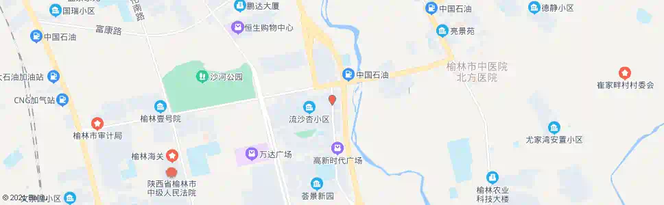 榆林凤景家园_公交站地图_榆林公交_妙搜公交查询2025