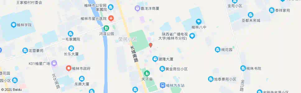 榆林钟楼巷_公交站地图_榆林公交_妙搜公交查询2025