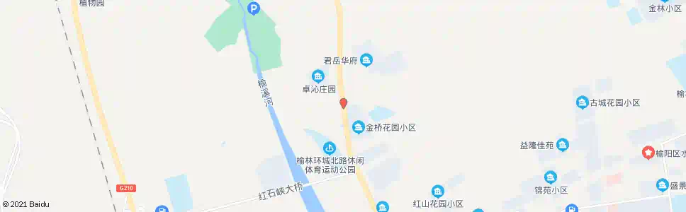 榆林北岳庙村_公交站地图_榆林公交_妙搜公交查询2025