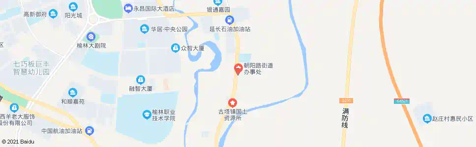 榆林天桥化工厂_公交站地图_榆林公交_妙搜公交查询2025