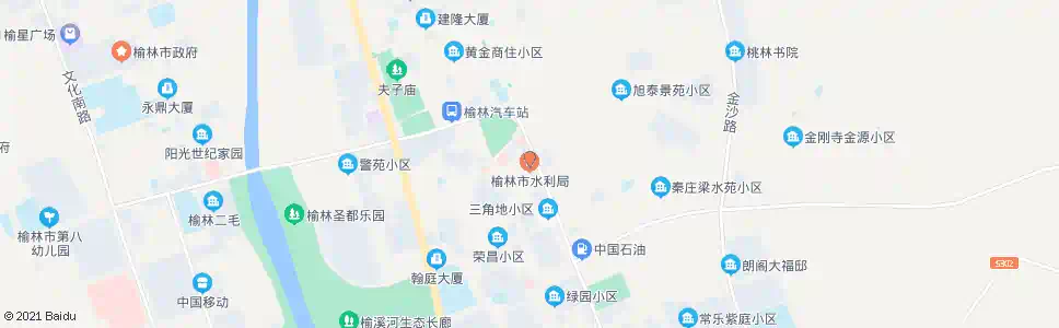 榆林市水利局_公交站地图_榆林公交_妙搜公交查询2025