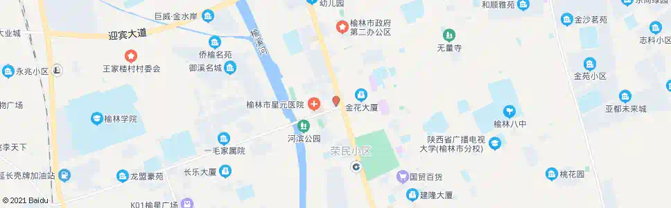 榆林广济大厦_公交站地图_榆林公交_妙搜公交查询2025