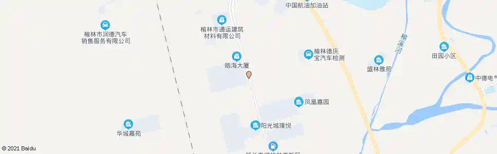榆林青岛啤酒厂_公交站地图_榆林公交_妙搜公交查询2025