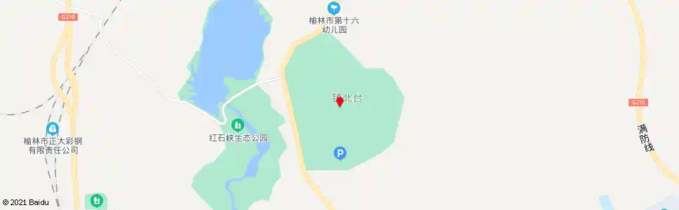 榆林镇北台_公交站地图_榆林公交_妙搜公交查询2025
