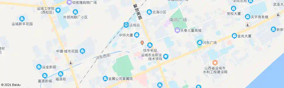 运城八一市场东口_公交站地图_运城公交_妙搜公交查询2025